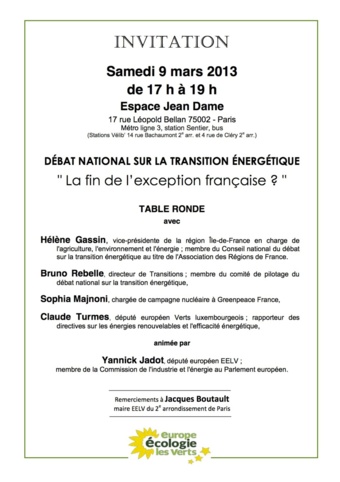 Transition Energétique : La fin de l'exception française ?  